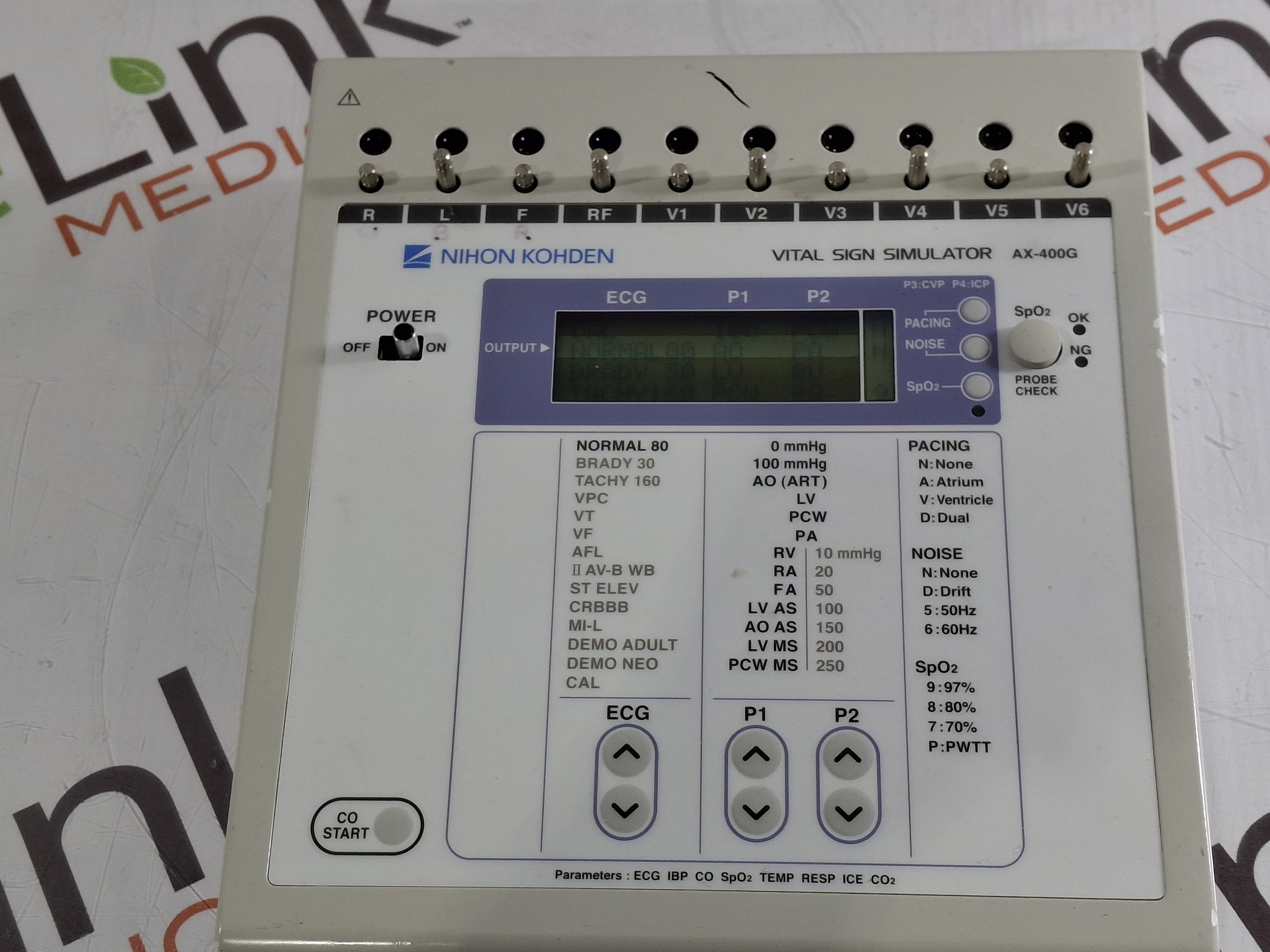 Nihon Kohden AX-400G Vital Signs Simulator | LabX.com